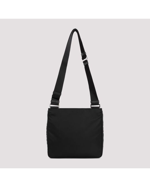 Prada Black Re-Nylon And Saffiano Shoulder Bag for men
