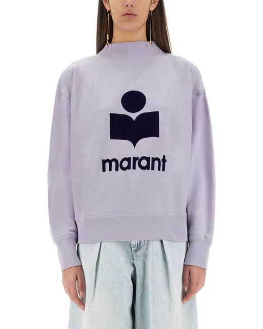 Isabel Marant Purple "Moby" Sweatshirt