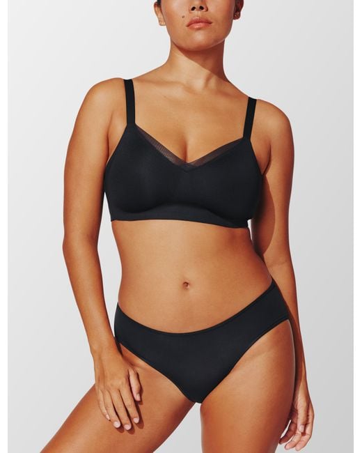 Thirdlove Black 24/7 Classic Smooth Wireless Minimizer Bra
