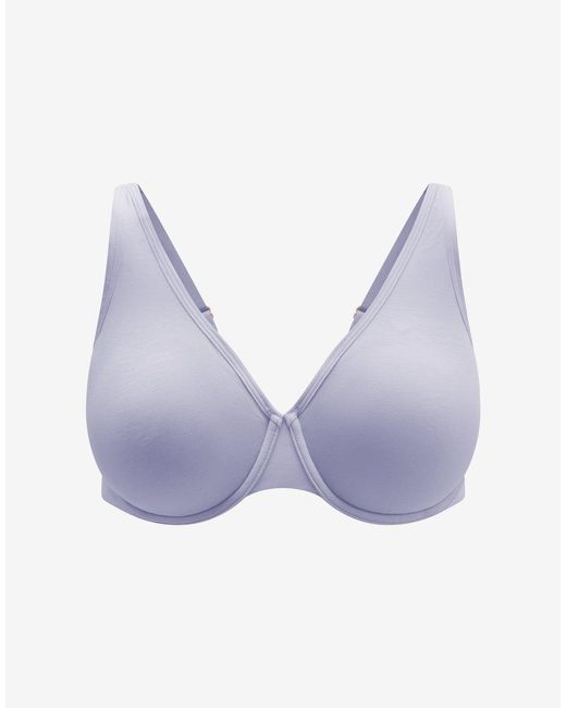 Thirdlove Blue Organic Cloud Cotton Perfect Coverage Bra