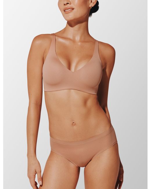 Thirdlove White Thermoregulating Tempsync Wireless Plunge Bra