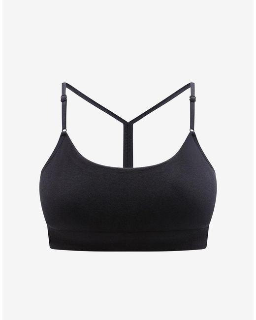 Thirdlove Black Seamless Stretch Cotton Wireless Bralette