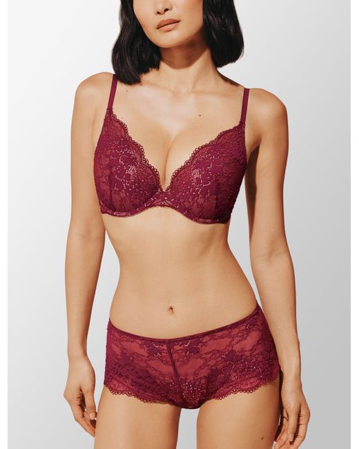 Thirdlove Pink All Day Lace Push-Up Bra