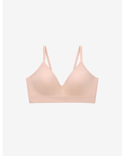 Thirdlove Pink Seamless Cloud Cotton Wireless Bra