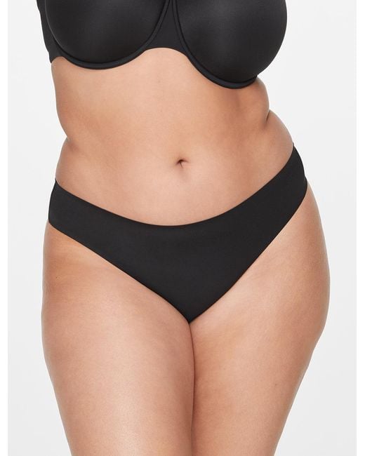 Thirdlove Black Comfortstretch Thong Panty