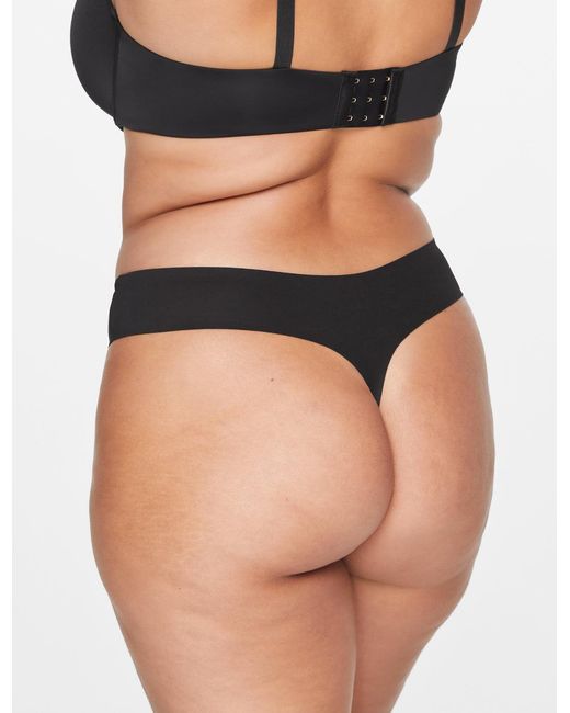 Thirdlove Black Comfortstretch Thong Panty