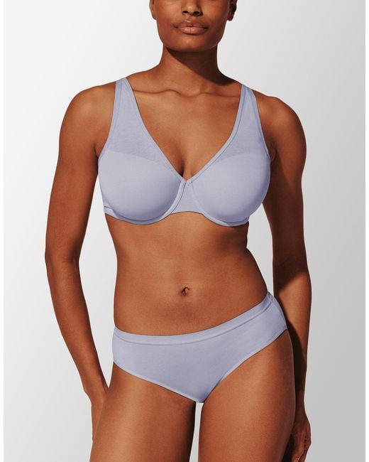 Thirdlove Blue Organic Cloud Cotton Perfect Coverage Bra