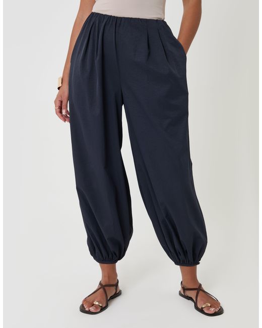 Threadbare Blue Balloon Trousers With Pockets