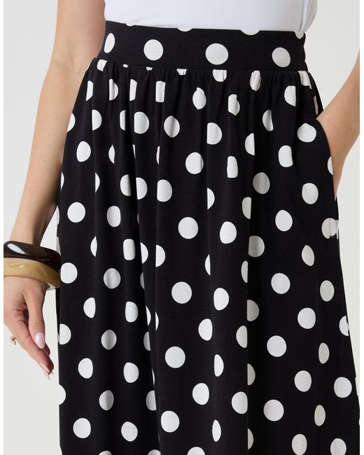 Threadbare White Jersey A-Line Maxi Skirt