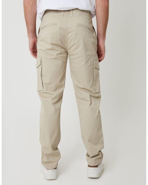 Threadbare Natural Slim Fit Cargo Style Trouser for men