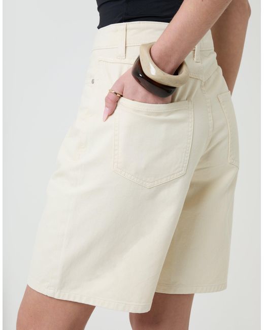 Threadbare Blue Denim Bermuda Shorts