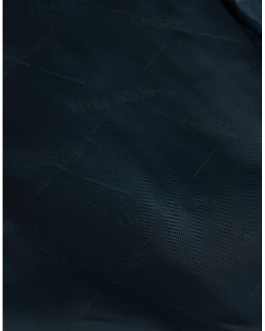 Threadbare Black Showerproof Zip Up Harrington Jacket for men