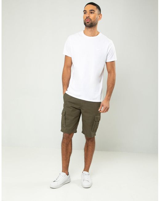 Threadbare Green Cargo Shorts for men