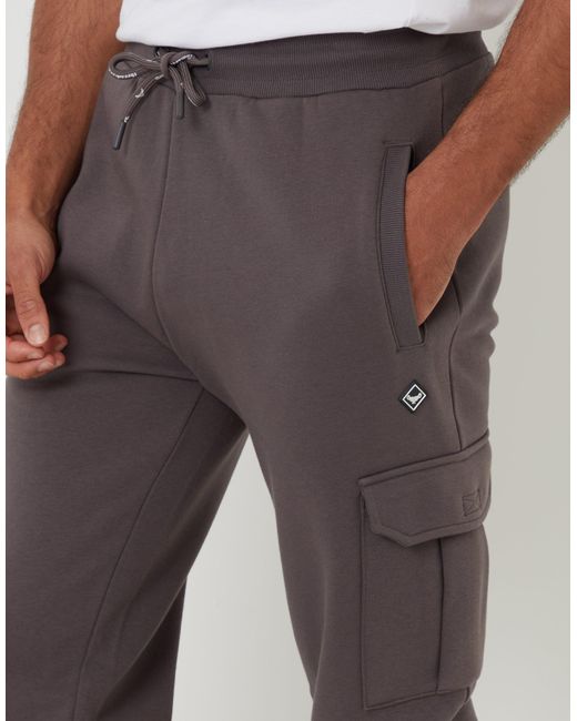 Threadbare Gray Cargo Style Joggers for men