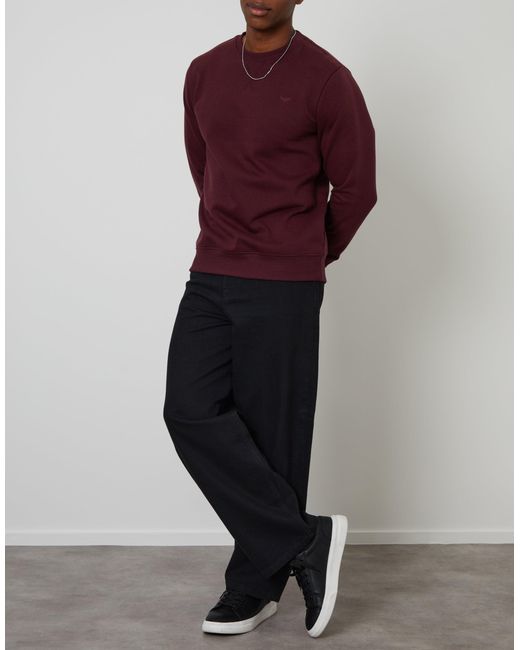 Threadbare Red Baggy Fit Jeans for men