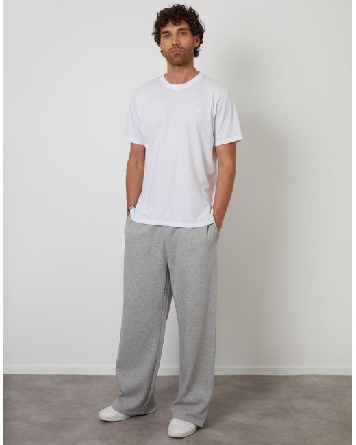 Threadbare Gray Wide Leg Joggers for men