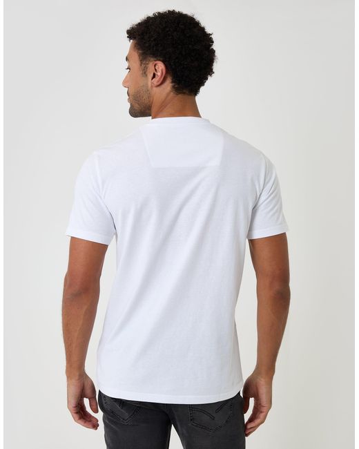 Threadbare Black 2 Pack Cotton Grandad Collar T-Shirts for men