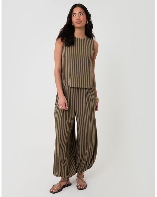Threadbare Brown Shell Top