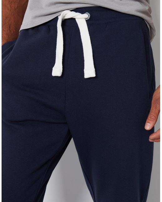 Threadbare Blue Straight Leg Joggers for men
