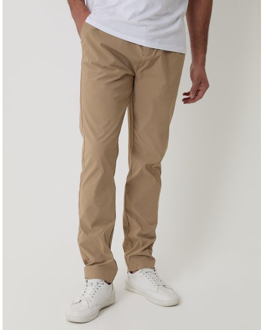 Threadbare Natural Slim Fit Stretch Trousers for men