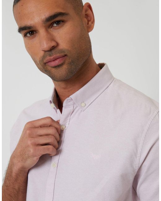 Threadbare White Short Sleeve Shirt for men
