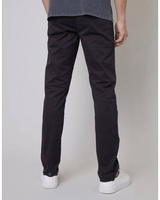 Threadbare Blue Slim Fit Chino Trousers for men