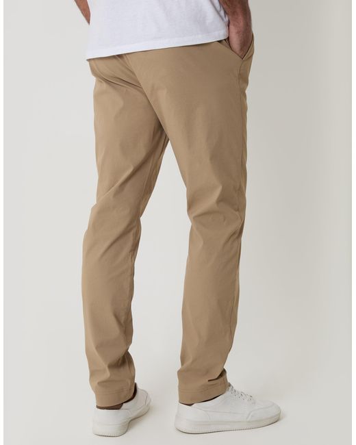 Threadbare Natural Slim Fit Stretch Trousers for men