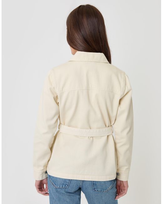 Threadbare Natural Belted Denim Jacket
