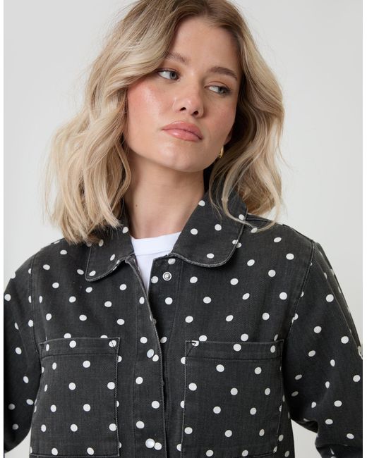 Threadbare Gray Co-Ord Denim Shacket