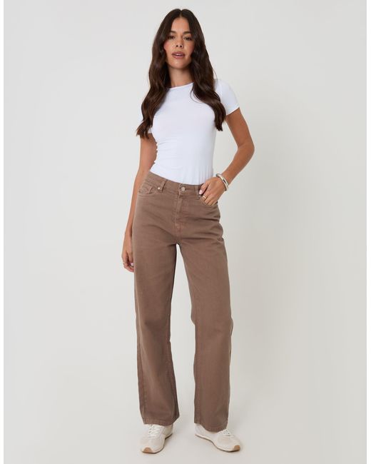 Threadbare Multicolor Straight Leg Jeans