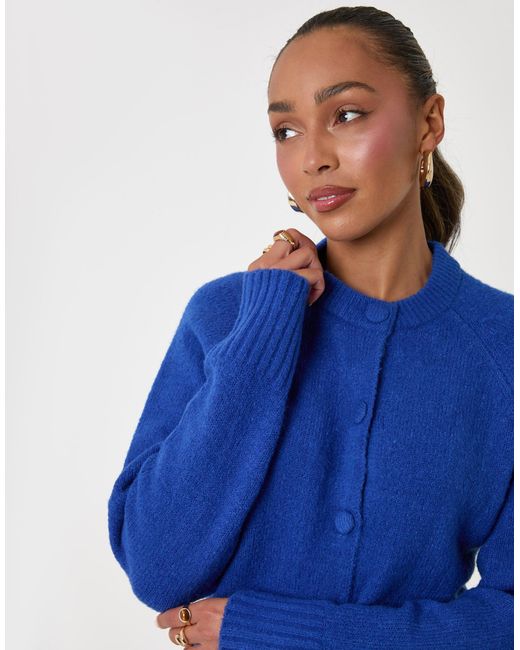 Threadbare Blue The Relaxed Knitted Cardigan