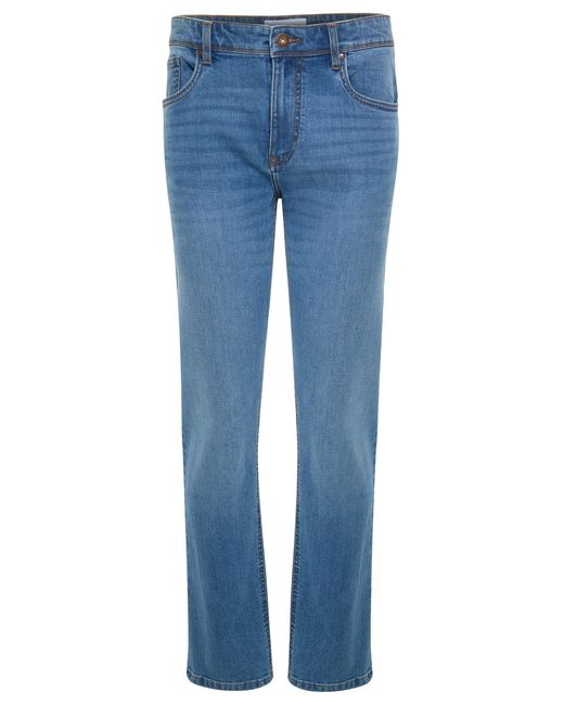 Threadbare Blue Straight Leg Jeans for men
