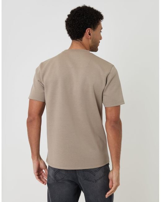 Threadbare Gray Scuba T-Shirt for men