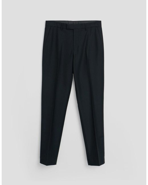 Threadbare Black Slim Fit Suit Trousers for men