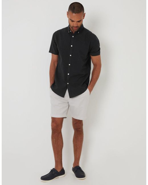 Threadbare Black Short Sleeve Shirt for men