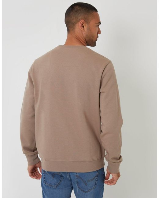 Threadbare Blue Crew Neck Sweatshirt for men
