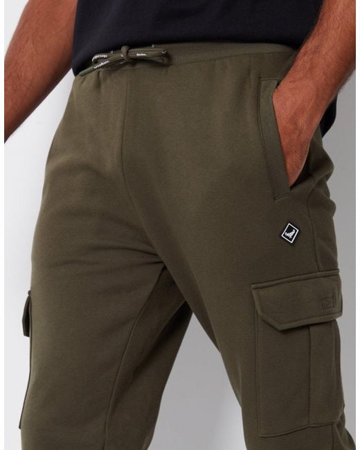 Threadbare Green Cargo Style Joggers for men
