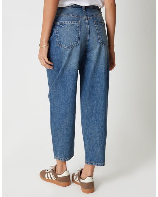 Threadbare Blue Barrel Leg Jeans