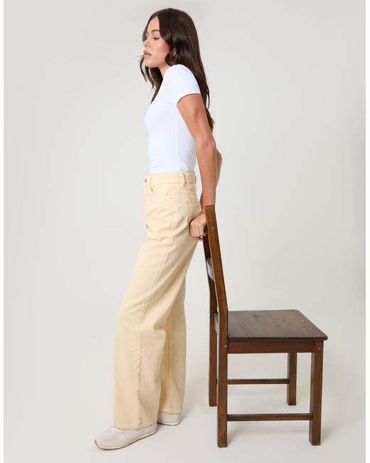 Threadbare Natural Straight Leg Jeans