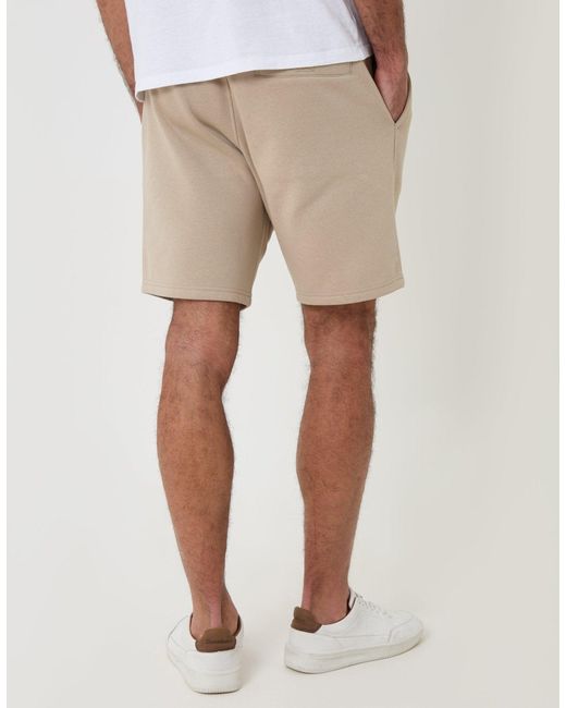 Threadbare White Sweat Shorts for men
