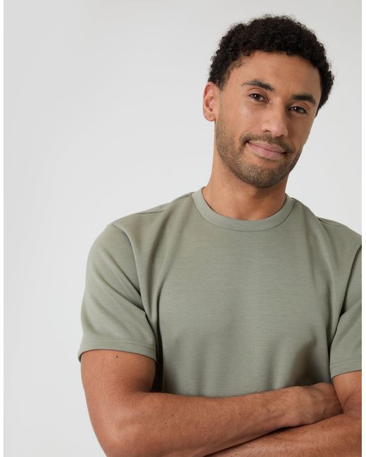 Threadbare Gray Scuba T-Shirt for men