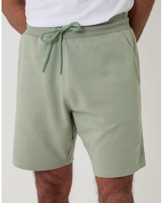 Threadbare White Sweat Shorts for men