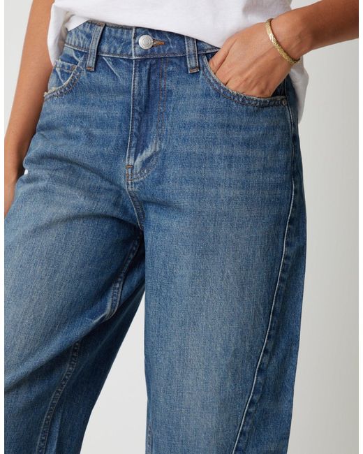 Threadbare Blue Barrel Leg Jeans