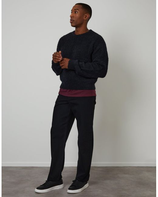 Threadbare Black Loose Fit Jeans for men