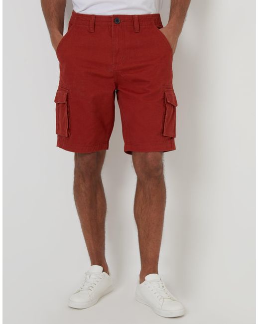 Threadbare White Cargo Shorts for men