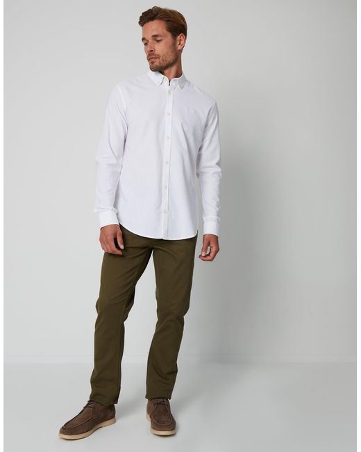 Threadbare Gray Cotton Long Sleeve Shirt for men
