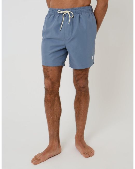 Threadbare Blue 2 Pack Tropical Print Quick Dry Swim Shorts for men