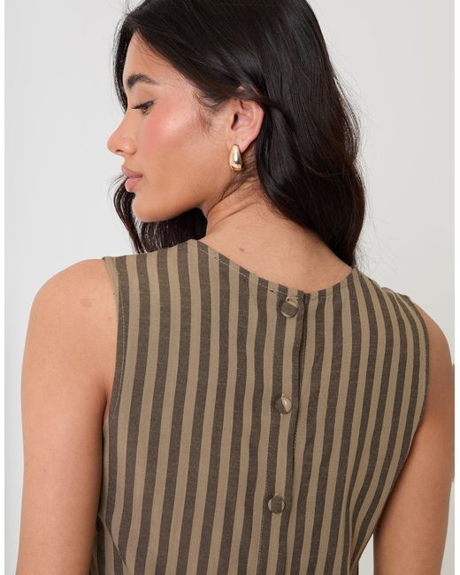 Threadbare Brown Shell Top