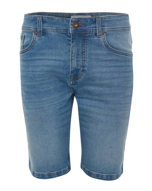 Threadbare Blue Denim Shorts for men