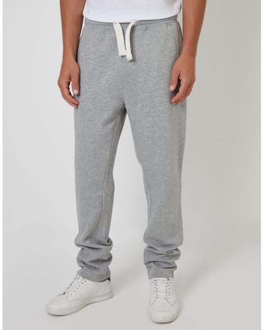 Threadbare Gray Straight Leg Joggers for men